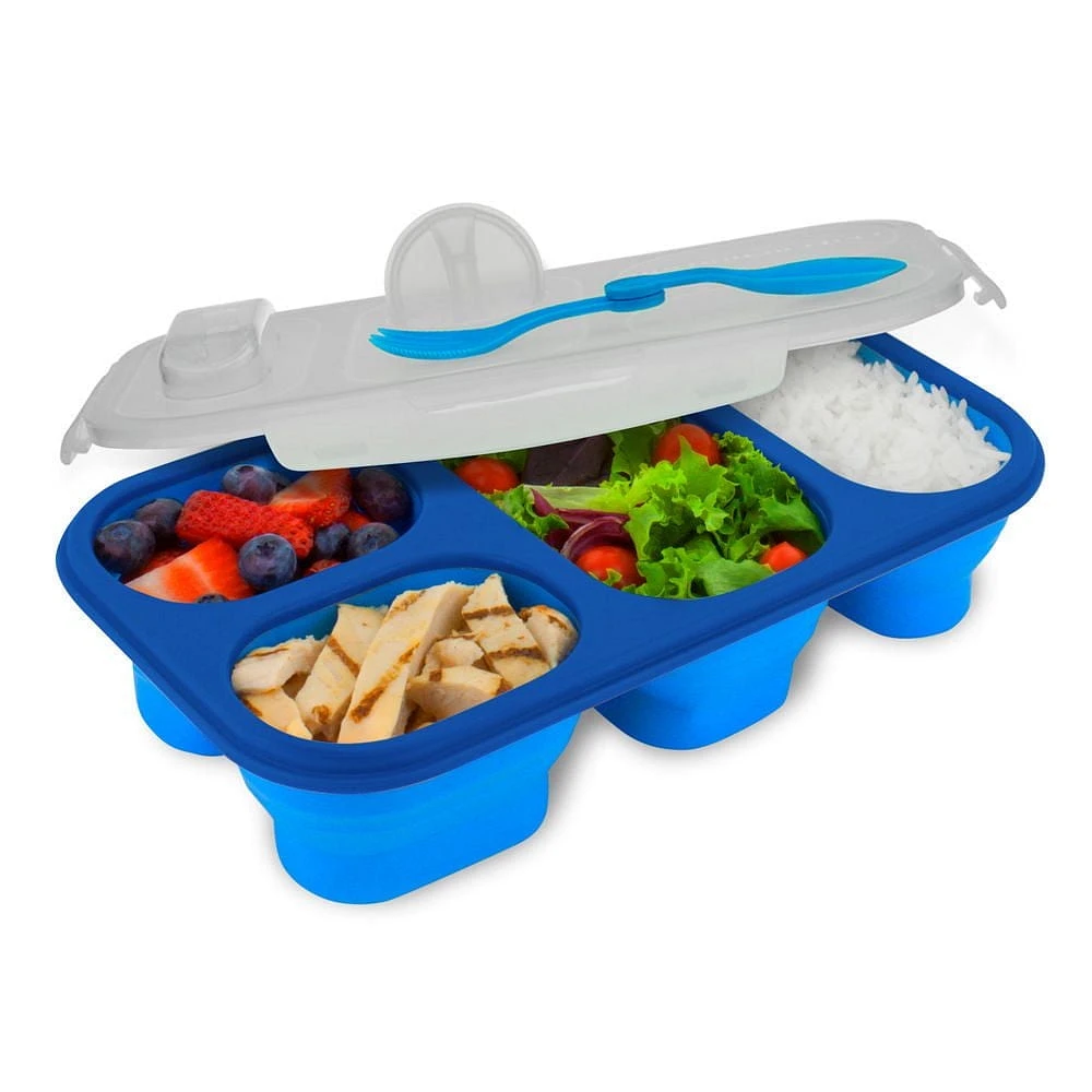 Smart Planet Portion Perfect, Collapsible Silicone Meal Kit