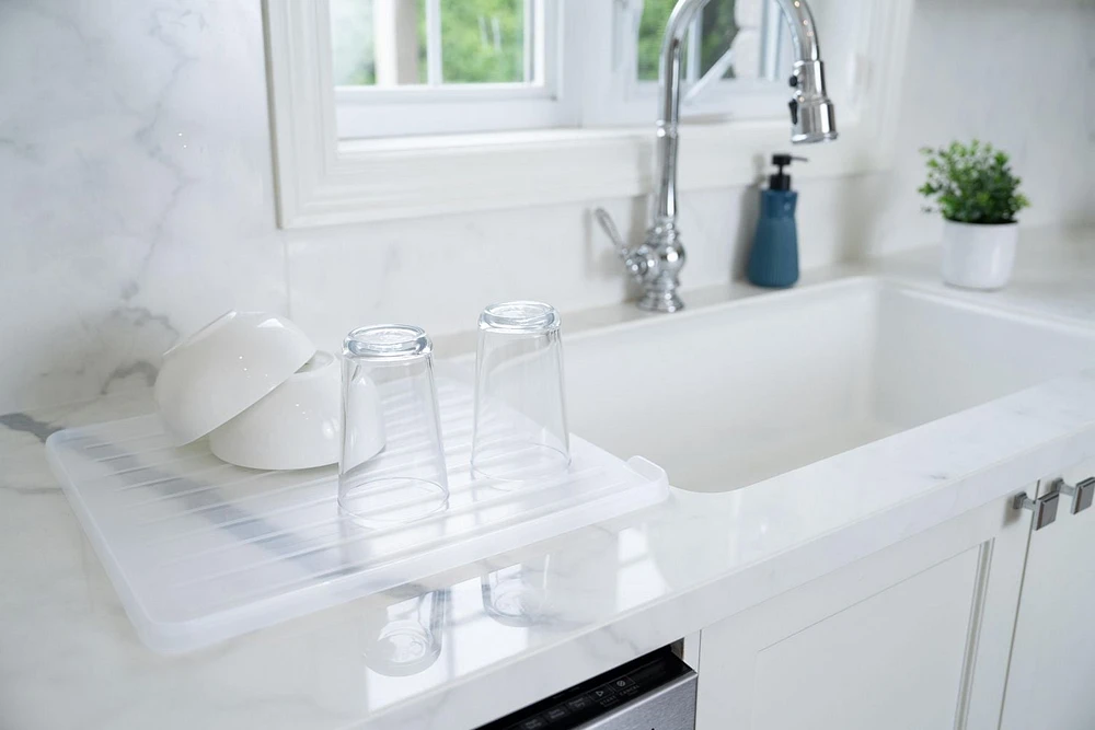 Mistral® Plateau égouttoir universel, Blanc Clair (16,4x15,25)"- (41,5x38,5)cm