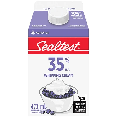 Sealtest 35% Whipping Cream, 473 mL