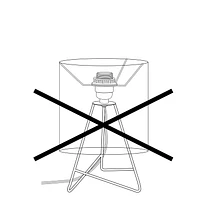 Simple Designs Down to the Wire - Lampe de table avec abat-jour en tissu, blanc avec abat-jour blanc