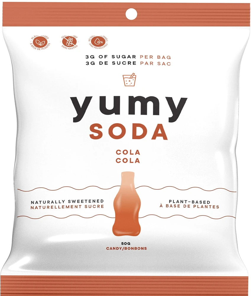 Yumy Soda Cola, Cola Plant Based Snack