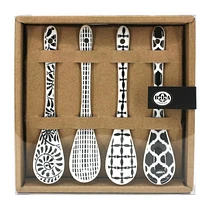 BIA B/W Condiment Spoons