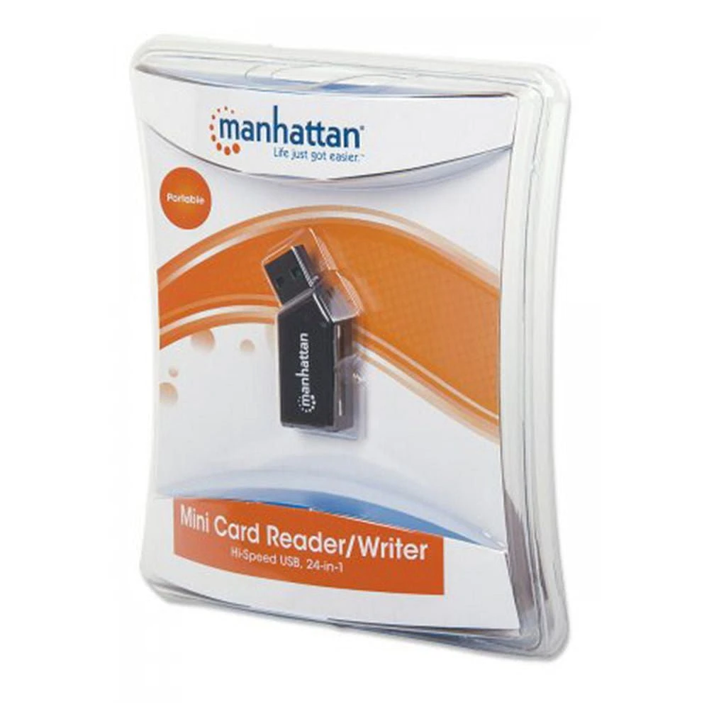 Manhattan Mini USB 2.0 24-in-1 Multi-Card Reader