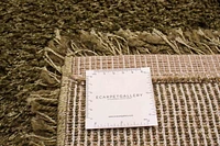 ECARPET Lotus Mod Olive Shag 4'0" x 5'7"