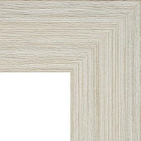 hometrends Miroir de porte en blanc blanchi 14x48po