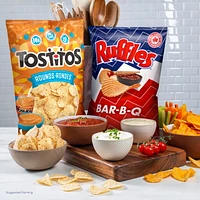 Ruffles Double Crunch KFC Zinger Hot & Spicy Chicken Flavoured Potato Chips, 180 g.