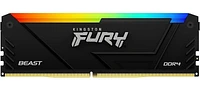 Kingston Fury 16GB Beast 3600MT/s DDR4 CL18 Desktop Memory Single Module | Intel XMP | AMD Ryzen | Plug n Play | RGB Infrared Syncing | KF436C18BB2A/16