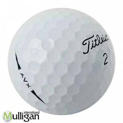Mulligan - 12 balles de golf récupérées Titleist AVX 5A, Blanc