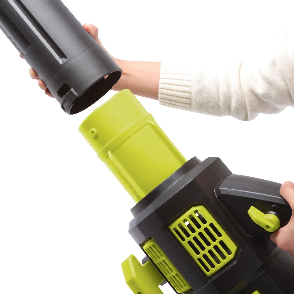 SunJoe 48V iON Souffleur à turbine sans balais sans fil avec 2 piles 24V et chargeur double
