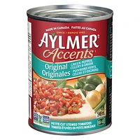 Aylmer Accents Original Green Pepper, Celery and Onion Petite Cut Stewed Tomatoes