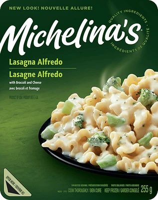 Michelina's Lasagne Alfredo au brocoli et au fromage 255 g