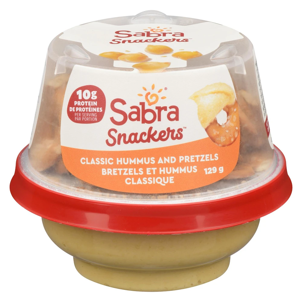 Classic Hummus Snacker with Pretzels, Classic Snacker w/Pretzels