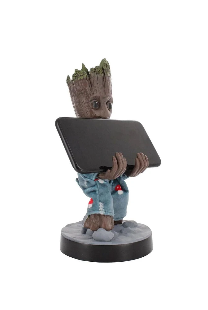 Exquisite Gaming Guardians of The Galaxy: Toddler Groot in Pajamas Cable Guy Original Controller and Phone Holder