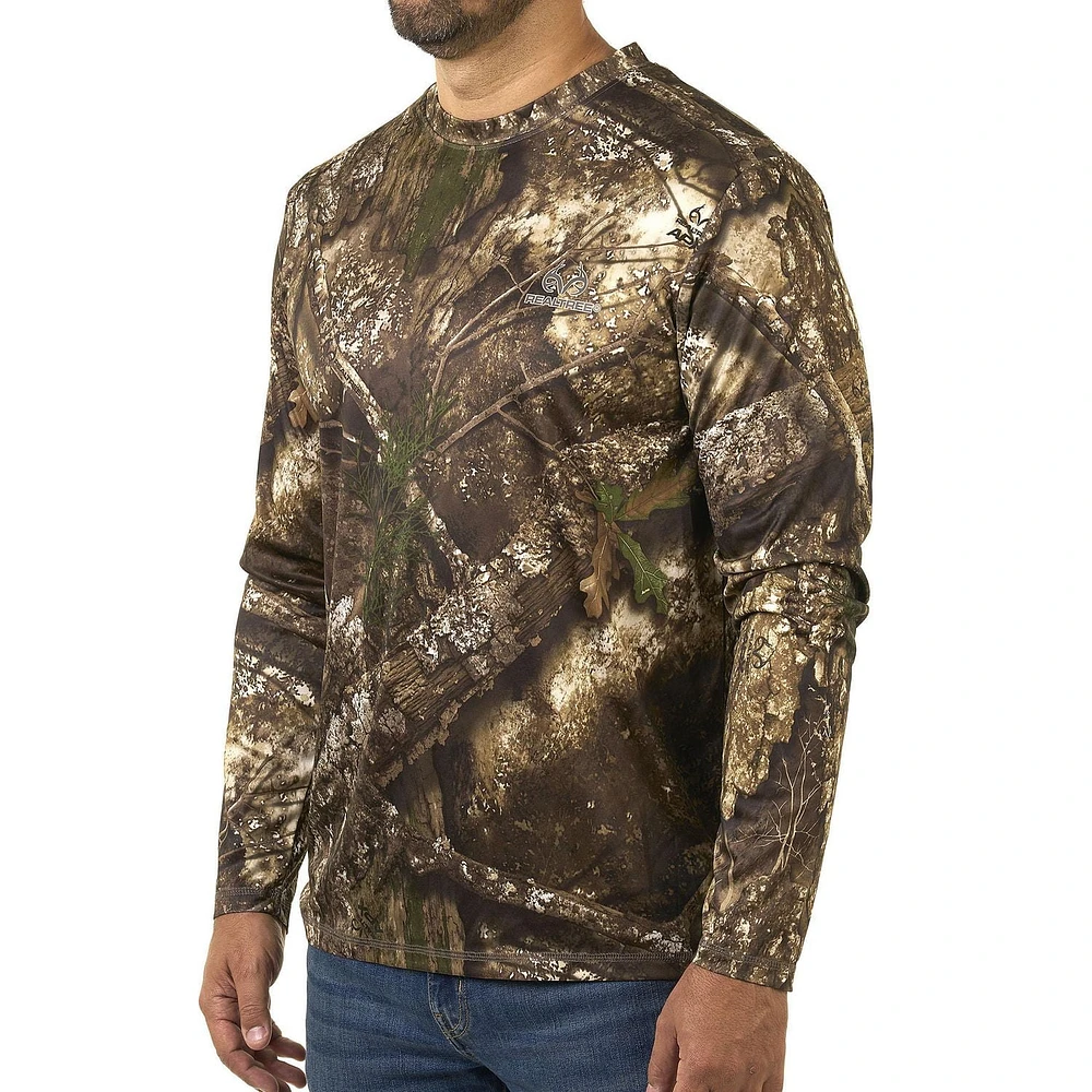 Realtree APX Men's Long-Sleeve Wicking T-Shirt