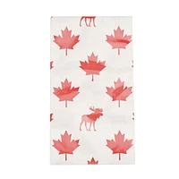 Façon de célébrer! Serviettes de table en papier orignal rouge et blanc, 20 ct