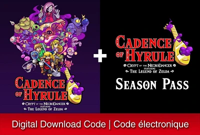 Cadence of Hyrule: Crypt of the NecroDancer Featuring The Legend of Zelda + Season Pass Bundle - Nintendo Switch [Digital Code]