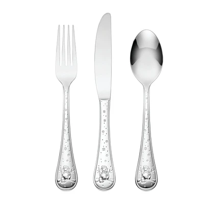 Ensemble de coutellerie de 12 pièces Bonhomme de neige ONEIDA