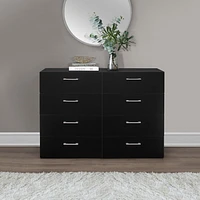Living Essentials by Hillsdale Lundy Wood 8-Drawer Dresser