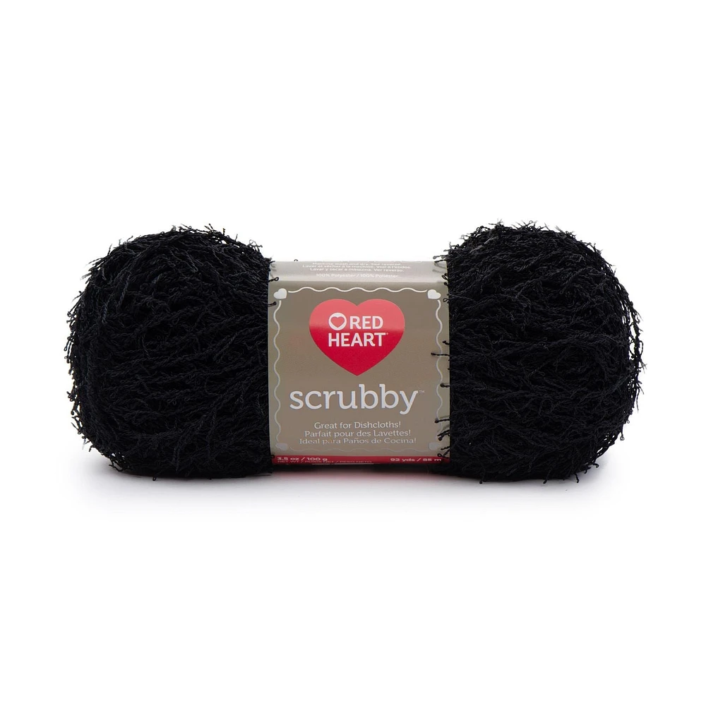 Red Heart® Scrubby™ Yarn, Polyester #4 Medium, 3.5oz/100g