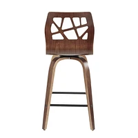 Tabouret de comptoir de comptoir moderne milieu-du-siècle Folia, de LumiSource