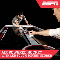 ESPN Premium 84 Inch Air Powered Hockey Table with LED Touch Screen Scorer