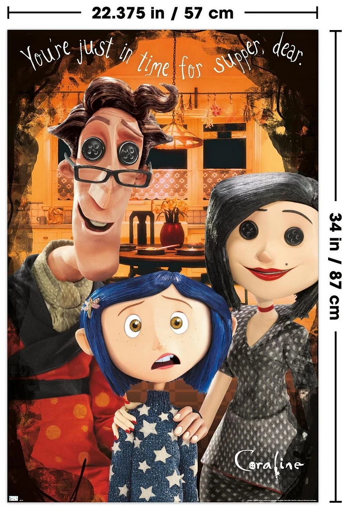 Coraline - Other Family Wall Poster, 22.375" x 34"