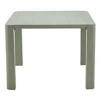 Table de patio carrée de la Collection Patioflare Plus, 40 po, gris foncé