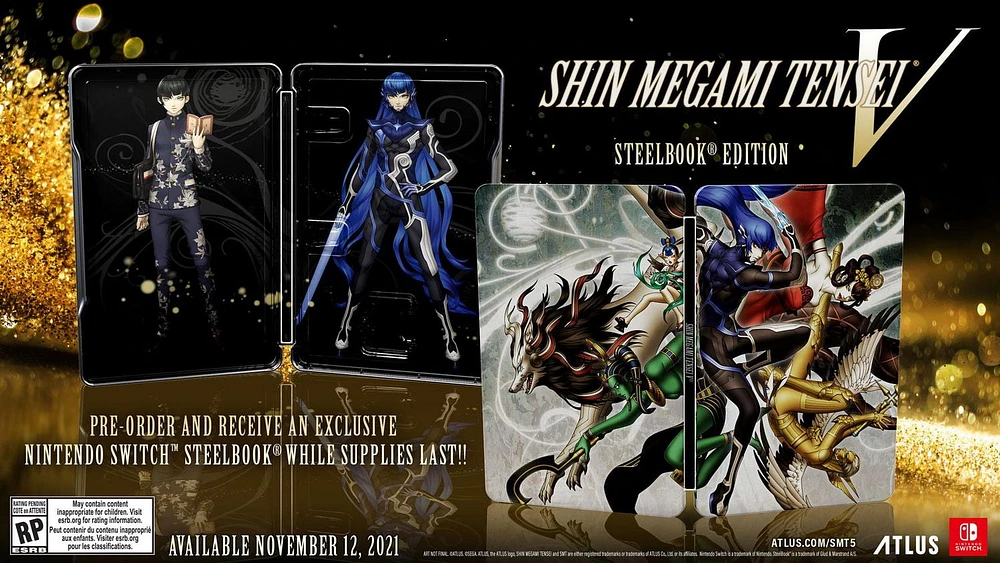 Jeu vidéo Shin Megami Tensei V Steelbook pour Edition (Nintendo Switch)