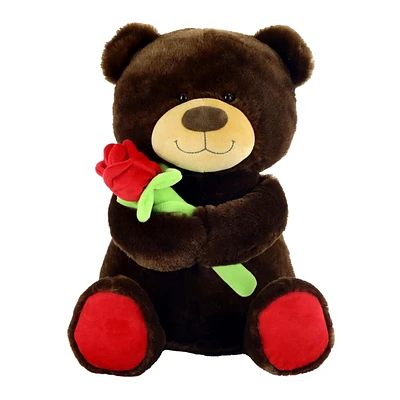 Tout pour Célébrer Saint-Valentin Jouet en peluche Day Truly Bear, Marron