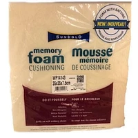 mousse mémoire de coussinage Mousse de mémoire 14x14x3