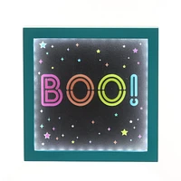 Sur le thème d’Halloween Led Wood Blue Block pour les décorations d’intérieur d’Halloween