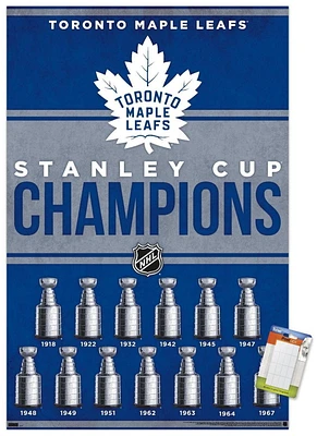 NHL Toronto Maple Leafs - Champions 23 Wall Poster, 22.375" x 34"