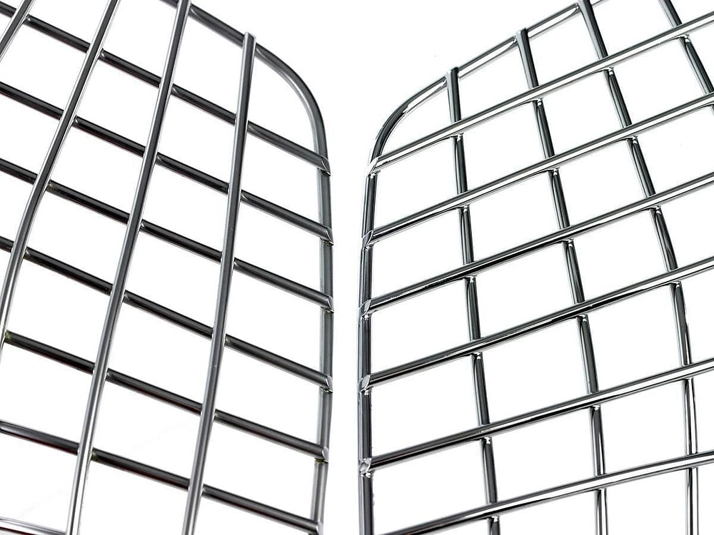 Plata Import Silver Metal Stool With Cushion Seat