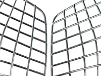 Plata Import Silver Metal Stool With Cushion Seat