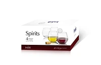Spirits Stemless Crystal Wine Glasses 15 oz - Set of 4