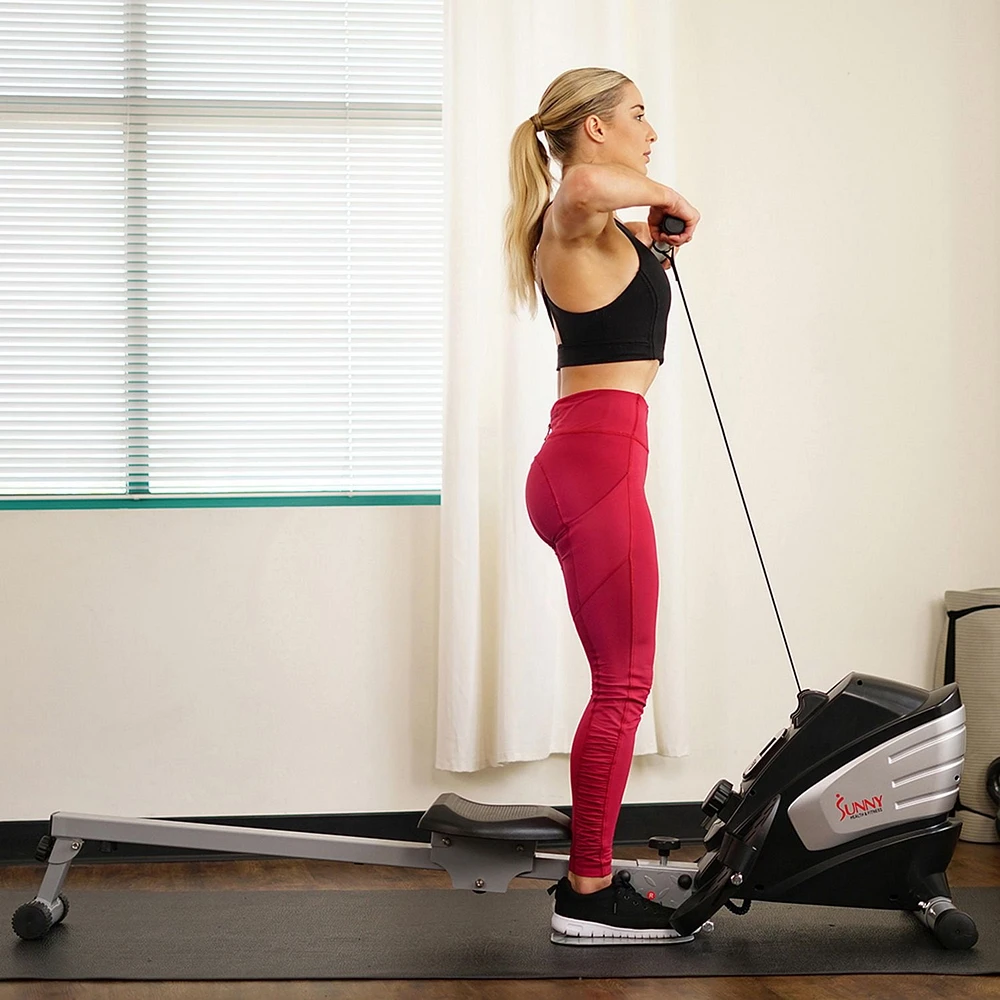 Rameur magnétique à double fonction SF-RW5622 de Sunny Health & Fitness