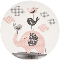 Safavieh Carousel Kids Gordan Elephant and Tweets Area Rug