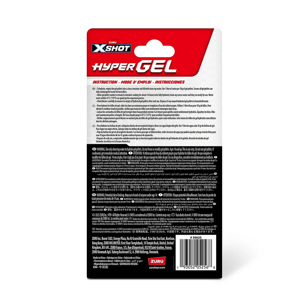 XSHOT Hyper Gel Pellet Refill Pack (20,000 Hyper Gel Pellets) by ZURU, Foam Blaster for Kids
