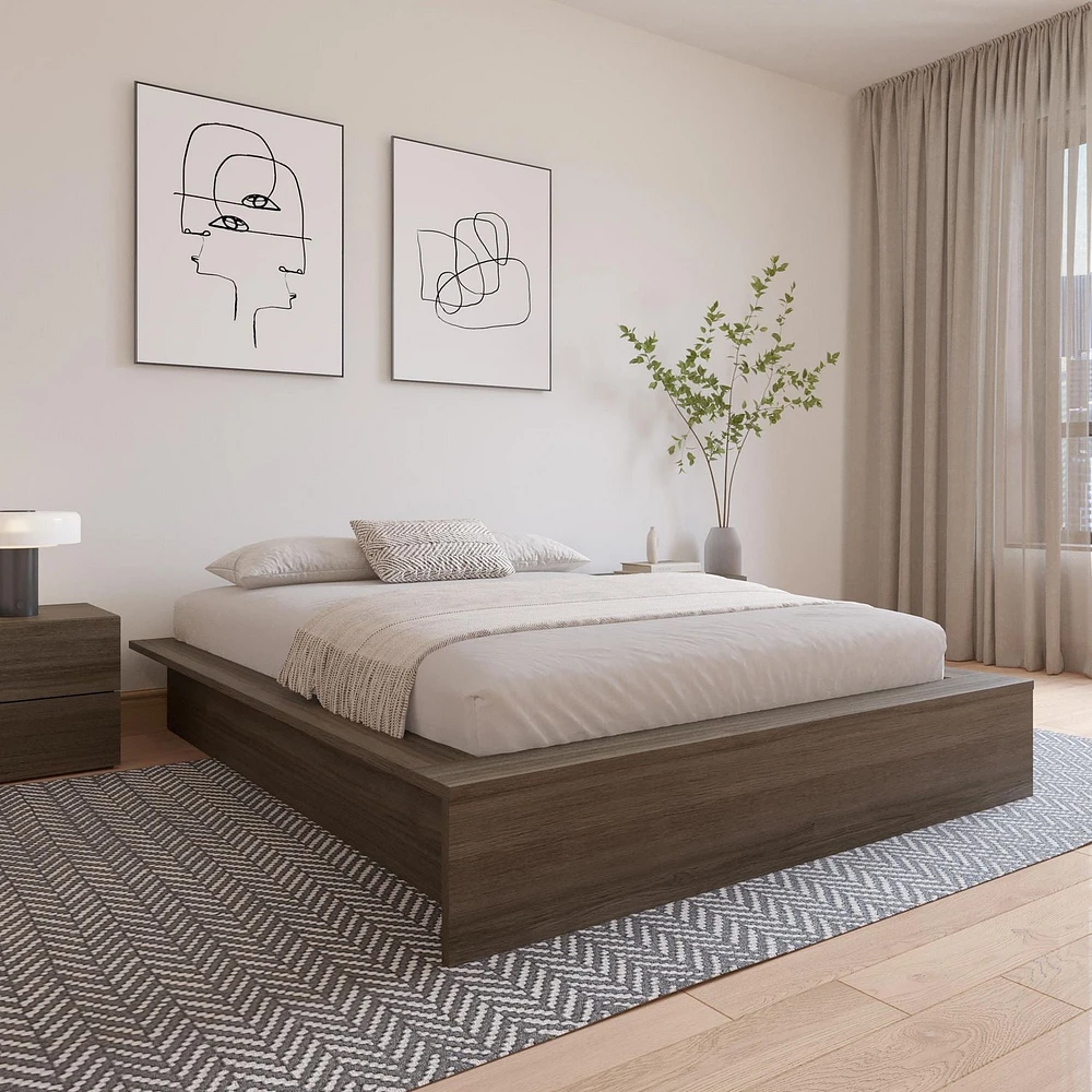 Nexera James Platform Bed