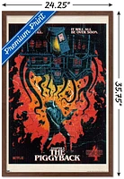 Netflix Stranger Things: Season 4 - The Piggyback Wall Poster with Magnetic Frame, 22.375" x 34"