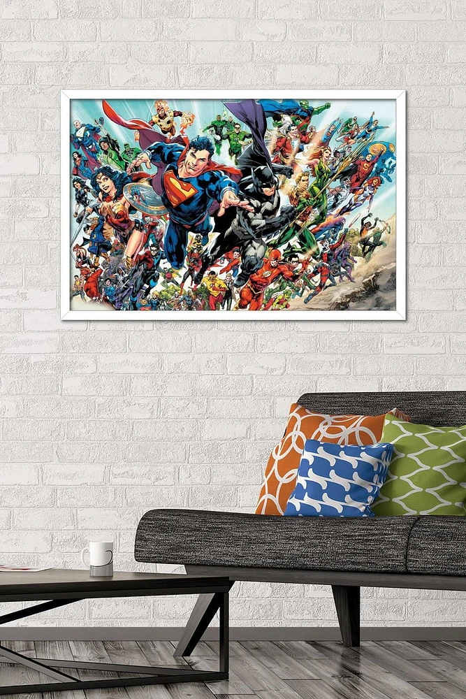 DC Comics - Justice League Rebirth - Group Wall Poster, 14.725" x 22.375"