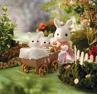 Balade en calèche pour Connor et Kerri de Calico Critters, ensemble de jeu pour maison de poupée avec figurines et accessoires
