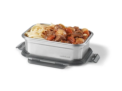 LocknLock STEEL - Food Container 40 oz/1.2L, Stainless Steel
