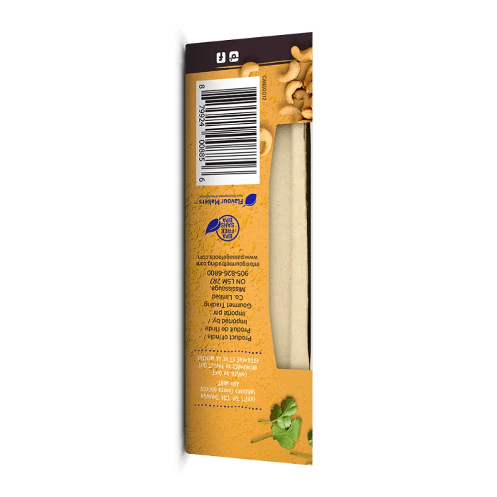Passage to India - Bol de curry de légumes Korma aux noix de cajou (280g) Délicieusement rapide: un curry indien authentique végétarien en 90 secondes