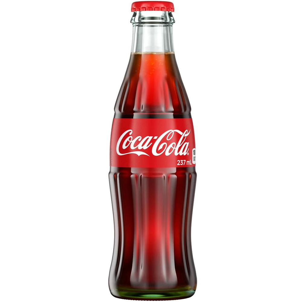 Coca-Cola 237mL Glass Bottles, 6 Pack, 4 x 237 mL