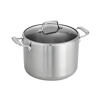 Casserole couverte pour soupe Tramontina de 7,6L en acier inoxydable 3-Plis