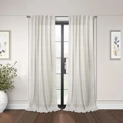 Loft Living Anapolis filtrant la lumière Double Tetiere panneau de rideau 52 x 84 in Lin