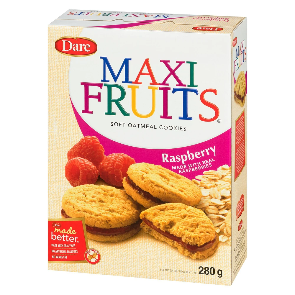 Maxi Fruits Raspberry Cookies, Dare, 280 g