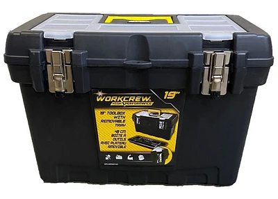 Boîte à outils profonde de 19 po