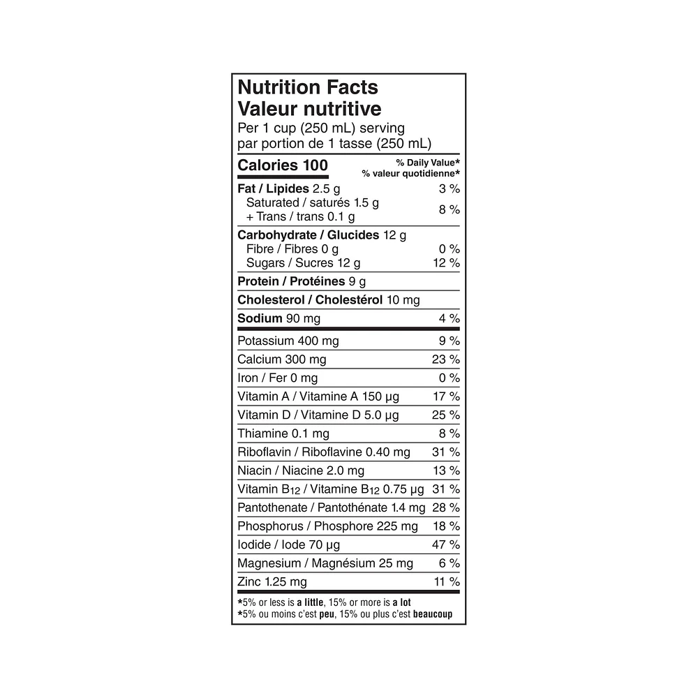 Lactantia PurFiltre Partially Skimmed Milk, 1%, 2L